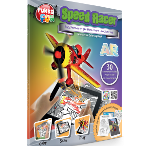 Pukka Fun Interactive Colouring Book Speed Racer
